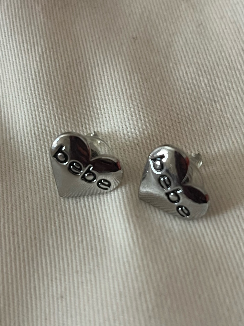 Bebe Heart Earrings